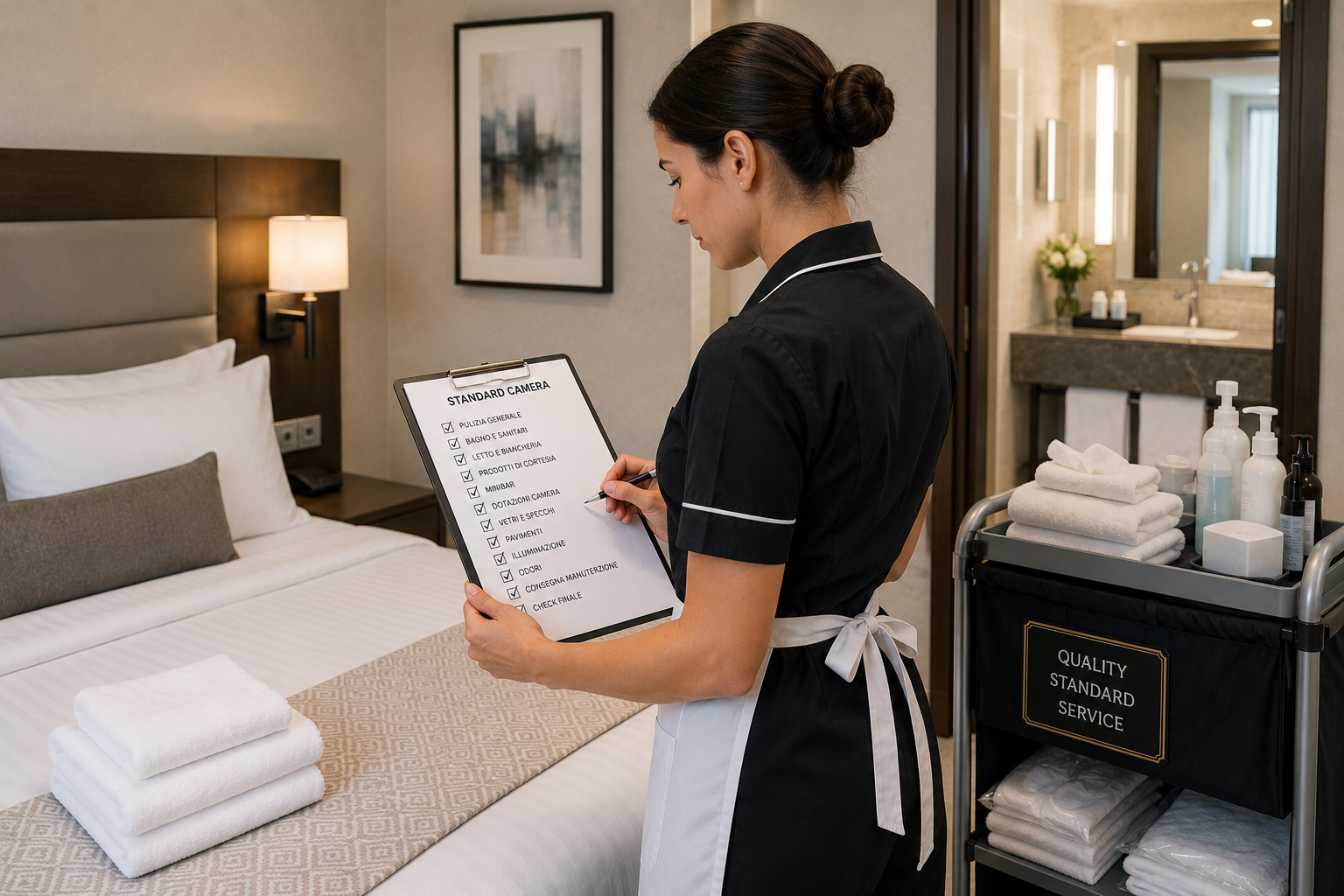 Standard camere hotel: senza procedure chiare perdi qualità, tempo e recensioni