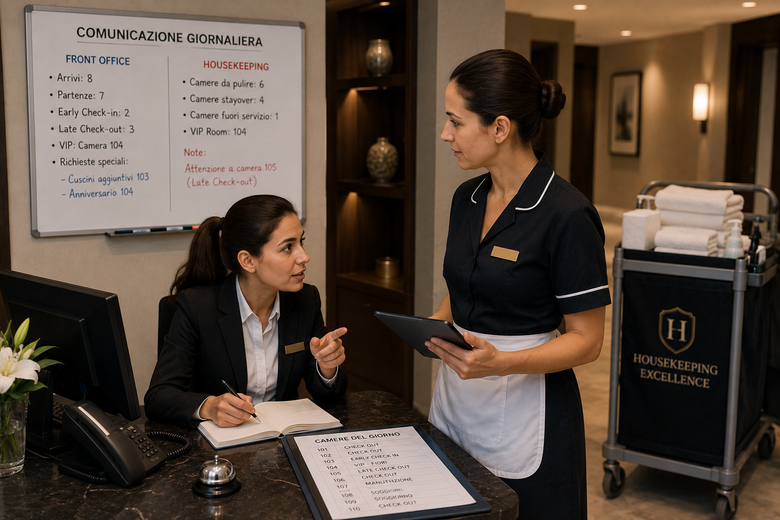 Front office e housekeeping: l’errore invisibile che rovina recensioni, camere e margini