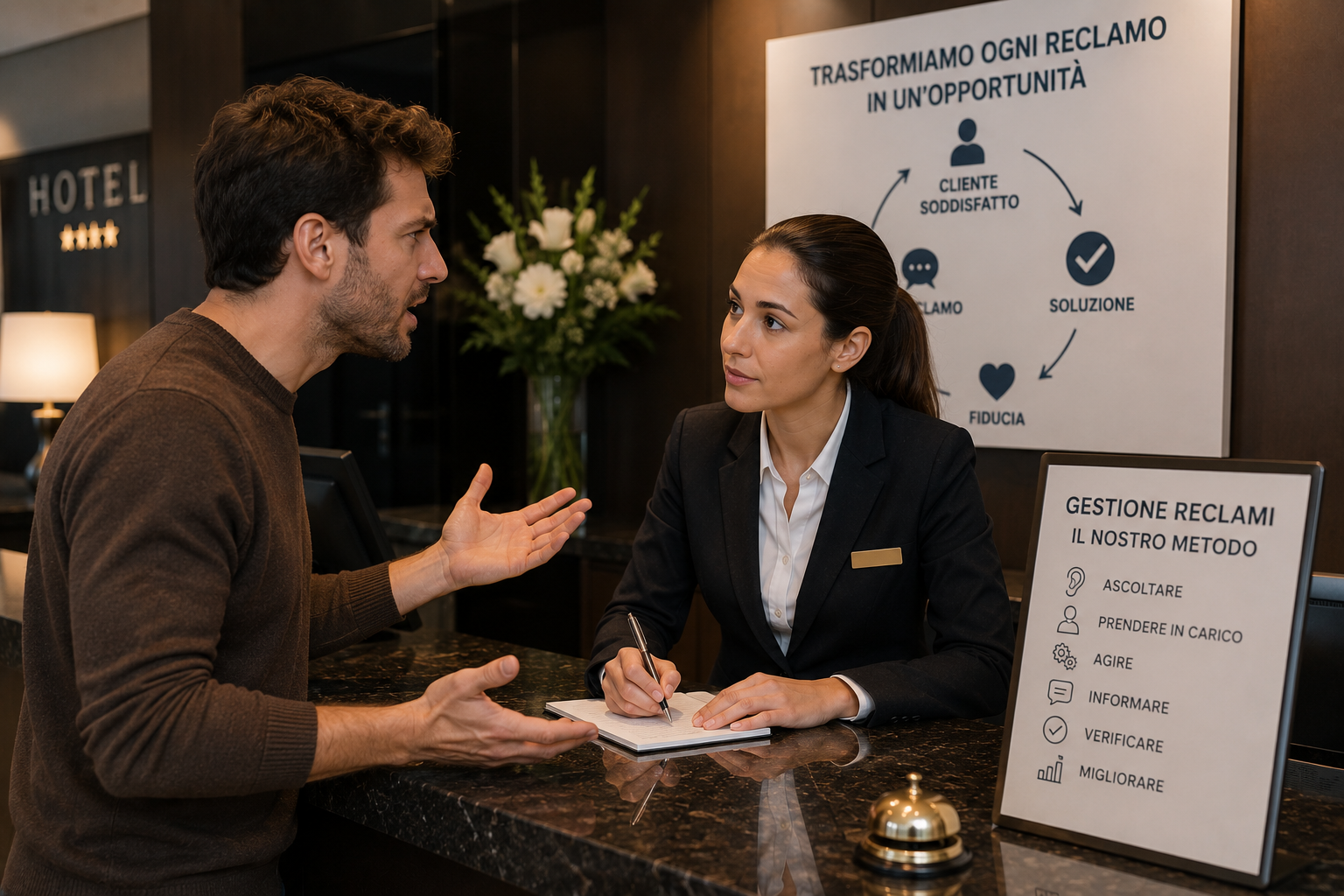 Reclami hotel: il momento in cui puoi perdere un cliente o trasformarlo in valore