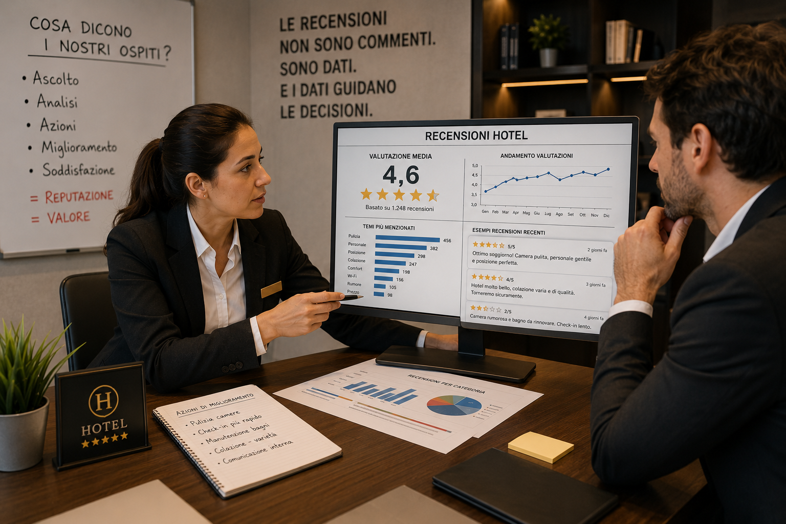 Recensioni hotel: non sono commenti, sono un report gratuito sulla tua gestione